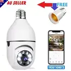Dual Len HD 1080P E27 B22 Light Bulb Home Wireless PTZ Security CCTV Wifi Camera