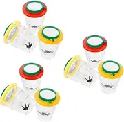9 pcs Tools Critter Viewing Exploration Holder Case Observing Nature Small Jar Container Cage Science Viewer Catcher Magnifier Jar Convenient Insect