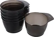 BIUDECO Hair Dye Accessory Bowl Kit 6pcs Stackable Mixing Tools for DIY Hair Coloring Projects