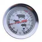 Analog roast thermometer, made of stainless steel, meat thermometer,