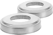 TINEASUR 2pcs Stainless Steel Pool Ladder Escutcheons Plate Covers for Inground Pools Durable Mount Flange Enhancing Stability and Safety Multipurpose Handrail Covers and Stair Railings