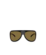 Miu Miu Eyewear Shield Sunglasses One size,75 black