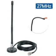CB Antenna 27MHz Soft Whip Magnetic Base for Midland Uniden Maxon Mobile Radio