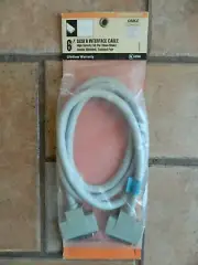NOS Vintage 6' SCSI 11 Interface Cable for vintage computer or printer