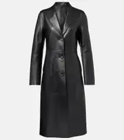 [Toteme] Toteme Paneled leather coat AU 16 black