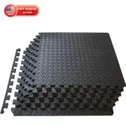 NEW ProSource Exercise Mat High Quality Interlocking Tiles Covers 24 Square Feet