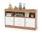 Kids Storage Cabinet Toy Organizer Chest of 2 Drawers Floor Bookcase Display She