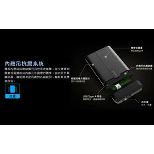 Apacer 宇瞻 AC732 5TB USB3.2 2.5吋軍規抗摔行動硬碟