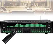 31-Band Digital Equalizer, Stereo Graphic EQ, Bluetooth 5.4 Optical Coaxial Digital Audio Decoding, Music Spectrum Analyzer, for Recording Studio/Stage DJ Karaoke Speaker Managemen
