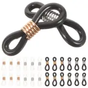 100 Pcs Glasses Accessories Miss Eyewear Cord Connector Chain Ends Loops