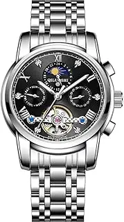 [DAXIAOYU] Mens Watches Classic Busniess Multifunctional Calendar Watch for Man Waterproof Luminous Automatic Flywheel Mechanical Wristwatch