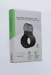 Belkin Secure Holder with Key Ring for Air Tag (4 pack)