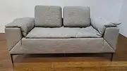 Corvette | 2-Seater Stylish Convertible Sofa Bed - Grey
