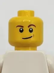 NEW LEGO Minifigure Head Male With A Smile