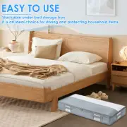 2 Pcs Under Bed Storage Containers Foldable Underbed Storage Bins with AU*