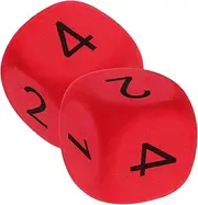 Abaodam 2pcs Jumbo Eva Foam Dice for Classroom and Party Activities Safe Soft Game Props for Learning Lightweight and Portable Game Tools for Fun Events and Teaching