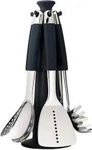 [Joseph Joseph] Elevate Steel Carousel 6-Piece Utensil Set ,Black