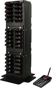 Retekess TD177 Pagers for Restaurant, Wireless Pager System, Sturdy and Durable, Long Range, Out of Range Alarm, One Click Code Change, 30 Buzzers for Brewery, Hotel, Club