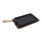Cast Iron Griddle Grilling Cookware Omelette Pan Nonstick Grilling Pan for