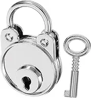 Zinc Alloy Padlock Like Mini Keyed Padlock Knob for Travel Shaped Decorative Small Lock Pad Locks Small Bear Pad Silver Zinc Alloy