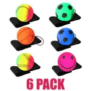 6pc Bounce Back Ball Pack