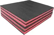 Ｂｅｓｇａ 4 Pieces Tool Box Foam Inserts Protection Shockproof Professional Packing Pads Tool Box Liners for Board Hard Case Transport, 50cmx30cmx2.5cm