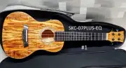 Smiger Concert Ukulele-Acoustic/Electric- Spalted Maple w/Gig Bag SKC-07PLUS (1)