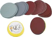 Glass Scratch Removal Kit, Ceric Dioxide Powder, Polishing Disc Felt, Wool Felt Polishing Wheel. Easy to Use for Scratches, Scuffs, Water Deposits on Car Windshields Windows