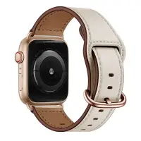 在飛比找樂天市場購物網優惠-錶帶Apple WatchS7S8錶帶 真皮柔軟錶帶 高質感