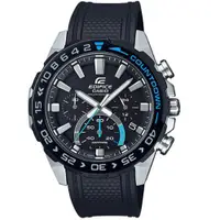 在飛比找蝦皮商城優惠-【CASIO】EDIFICE F1 太陽能藍寶石計時膠帶錶-