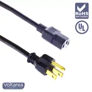 Power Cord Cable 6.6ft / 2m For Epson Pro EX9210 EX9220 WUXGA 3LCD Projector