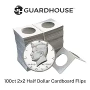 100 Coin Flips, Half Dollar (50C) - Guardhouse Staple Type 2 x 2