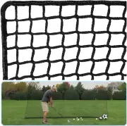 IUZEAI Golf Practice Net Golf Ball Hitting Netting,Heavy Duty Nylon Golf Spor...