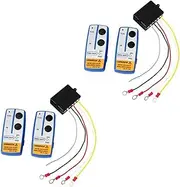 Mellisso 4X Wireless Winch Remote Control Switch Lift Gate Hydraulic Pump Dump Bed 12V Recovery Tow Truck
