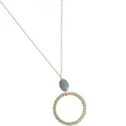 LVD Necklace w/ Natural Stone Jewellery Home/Office Decor Accessory Aurelia