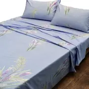 Lavender Farm Bed Sheet Set 4 Piece 620 TC