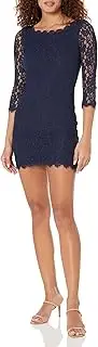 [Diane von Furstenberg] Rent The Runway Pre-Loved Navy Zarita Sheath