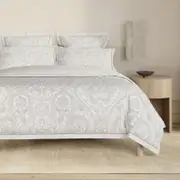 Sheridan 1000TC Lamar Quilt Cover in White Size: Super King Material: Cotton @Sheridan Rewards