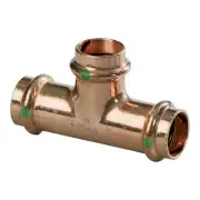 Viega 15483 ProPress 1-1/2" x 1-1/4" x 1-1/4" tee Copper Press Connection