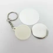37mm Key Chain 100 Sets/Pack Fits 37mm Professional Button Maker