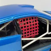 Rally Window net set for Diorama Garage or 1:24 scale car Model