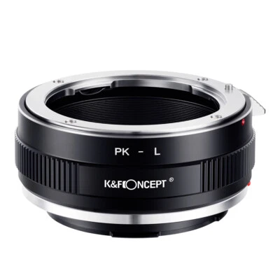 K&F Concept Lens Adapter For Pentax K PK Mount Lens to L Mount Leica SL Camera