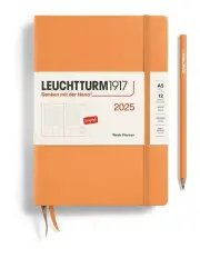 [LEUCHTTURM1917] Week Planner Hardcover Notebook 2025 inApricot