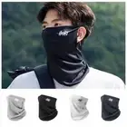 Breathable Face Cover Polyester Sun Shade Face Mask Ice Silk Face Mask