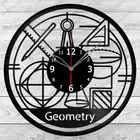 Vinyl Clock Geometry Vinyl Record Clock Home Decor Handmade 1122
