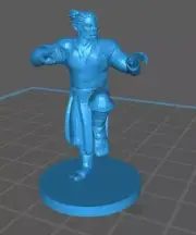 Half Orc Monk Mini - DND - Pathfinder - Dungeons & Dragons - RPG - Tabletop - mz