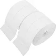 Baluue 2 Rolls Nail Tissue Paper Portapotty Portable Travel Wear Paper Towel Nail Washing Roller Paper Fingernail Polish Remover Nail Scrub Towels Makeup Removing Wipes White