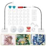 Balloon Arch Kit - Bendable 8.2FT & 6FT Balloon Arch Stand with Base and Manu...