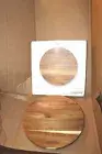 Caravan Home 10.8”Acacia Wood Spinning Lazy Susan. Charcuterie board