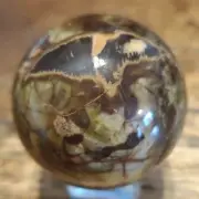 Ocean Agate Crystal Sphere Ball Orb 44.8mm, 122g